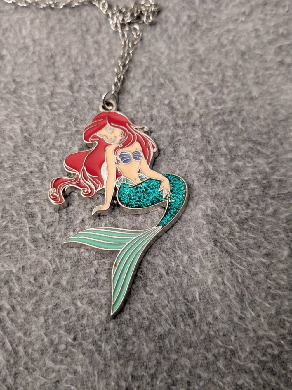 New!  Ariel Disney's Little Mermaid Pendant Necklace